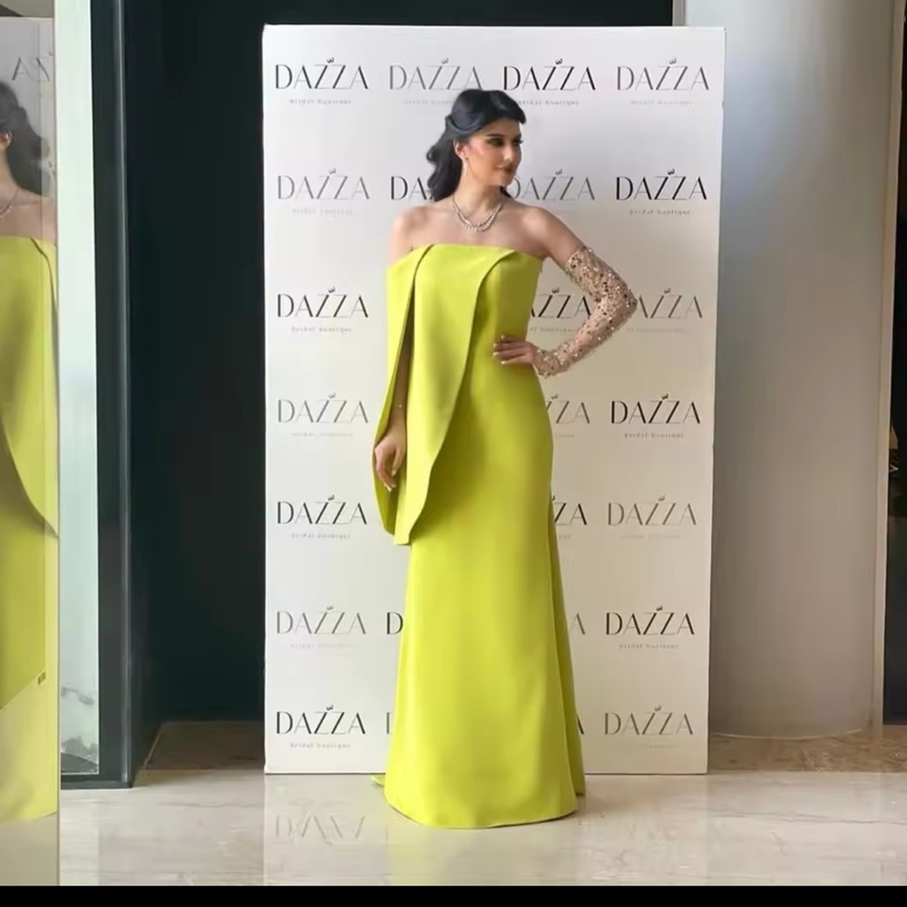 Woman beautiful evening dress